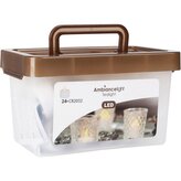 HOMESTYLING LED čajová svíčka sada 24 ks KO-AX5991500