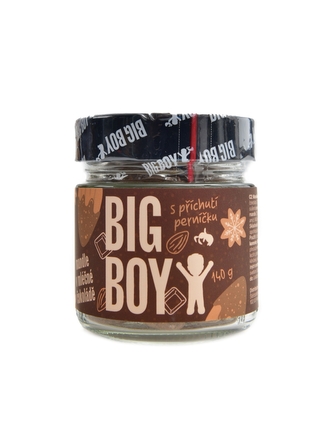 BigBoy - Mandle v mléčné čokoládě s perníkovým kořením 140 g