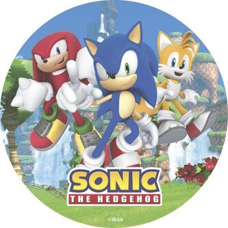 Jedlý papír Sonic a přátele 20cm - Dekora Jedlý papír Sonic a přátele 20cm - Dekora