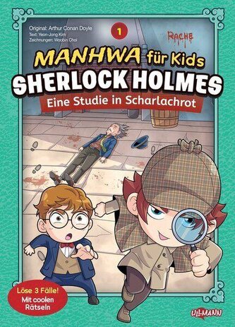 Manhwa für Kids: Sherlock Holmes (Band 1) - Eine Studie in Scharlachrot