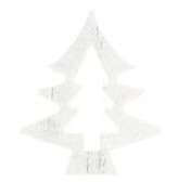 Choinki drewniane białe 6x5cm 2szt