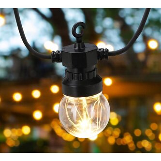 PROGARDEN Světelný řetěz LED PARTY 20 žárovek černý KO-LE2200140 PROGARDEN Světelný řetěz LED PARTY 20 žárovek černý KO-LE2200140