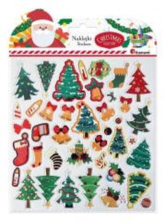 Naklejki 3D papier na filcu 40szt