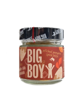 BigBoy - Mandle v bílé čokoládě s příchutí pumpkin spice latte 140 g
