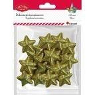 Styropianowe gwiazdki 30x28mm złote 18szt
