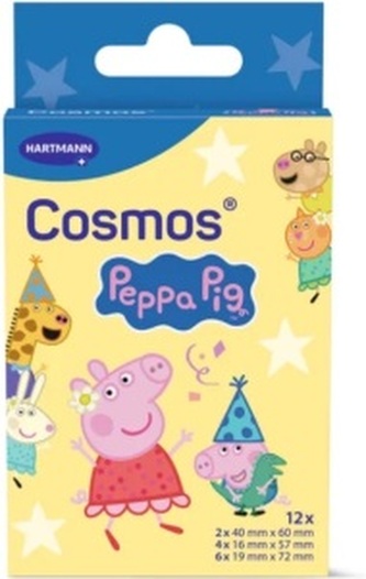 Cosmos dětská náplast Peppa Pig 12 ks