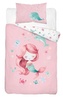 DETEXPOL Povlečení do postýlky Mořská Víla růžová  Bavlna, 100/135, 40/60 cm