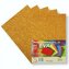 Pianka brokatowa A4 Eva ziemnozłota biodegrad. 5sz