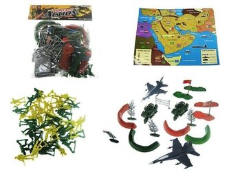 Zestaw żołnierzy armia z akcesoriam HFZ04 43426