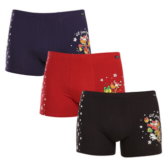 3PACK pánské boxerky Andrie vícebarevné (PS 5779) 3XL