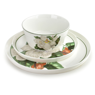 LEA TREE Komplet obiadowy 18części26cm obiad/21cm deser/15cm miska LEA TREE Komplet obiadowy 18części26cm obiad/21cm deser/15cm miska