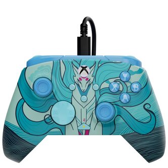 Turtle Beach Rematch Advanced, herní ovladač pro Xbox Series X/S, Xbox One, PC, P-Glow, Blue Kitsune