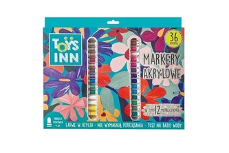 Markery akrylowe 36szt