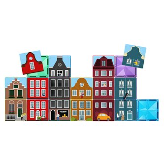 COBLO - Magnetické městečko - 60 dílů