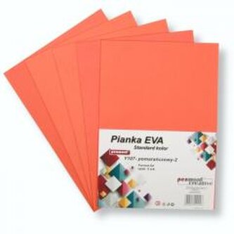 Pianka standard A4 Eva pomarańczowa 5szt
