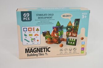 Klocki magnetyczne 69el. 013302 96288