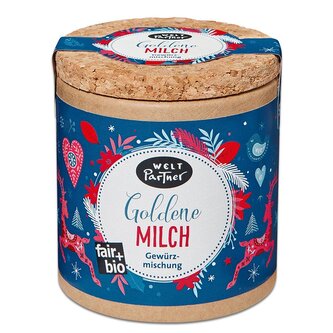 WeltPartner eG BIO kořenící směs mletá " Zlaté mléko" 50g -  vánoční edice