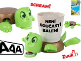 Želva/podtácek 18cm na baterie se zvukem na kartě
