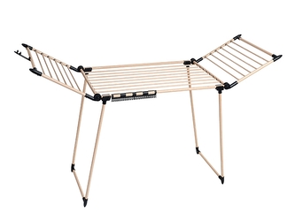 Sušák prádla balkonový 19m  WOODLIKE imitace dřeva Sušák prádla balkonový 19m  WOODLIKE imitace dřeva