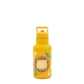 TERMOFĽAŠA SO SLAMKOU SASSI - CHOMPY THE LION - 350ML