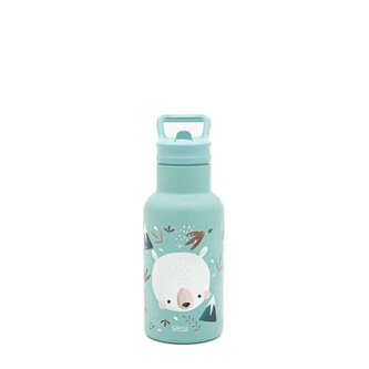 TERMOFĽAŠA SO SLAMKOU SASSI - MUNCHY THE BEAR - 350ML