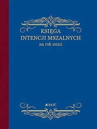 Księga intencji mszalnych na rok 2022