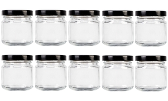 DuraHome Sklenice zavařovací 100ml s víčkem 53, 10ks DuraHome Sklenice zavařovací 100ml s víčkem 53, 10ks
