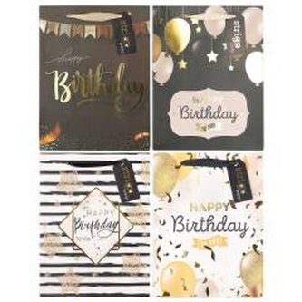 Torba prezentowa Party 18x23x10cm mix STRIGO