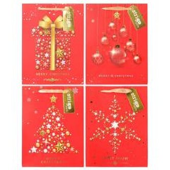 Torba prezentowa Święta 18x23x10cm mix STRIGO