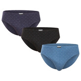 3PACK pánské slipy Andrie vícebarevné (PS 3592) XL