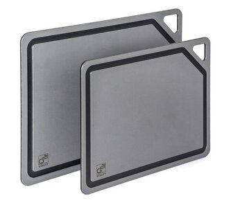 Prkénko krájecí G21 EcoCut z přírodní celulózy - sada 2 ks, grafitové