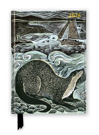Angela Harding - Shetland Otter und der Gesang des Windes - Tischkalender 2026