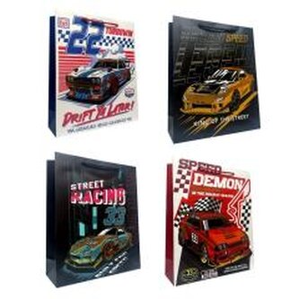 Torebka prezentowa dziecięca S matal. Racing mix Torebka prezentowa dziecięca S matal. Racing mix