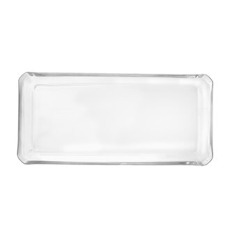 Tác sklo servírovací Grace 29,8x14 cm