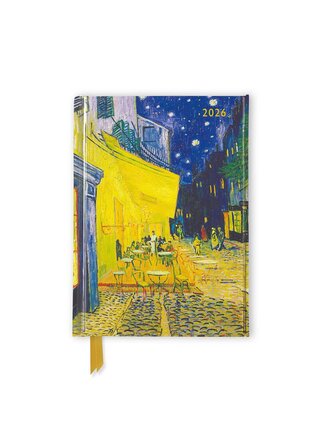 Vincent van Gogh - Café Terrace - Taschenkalender 2026