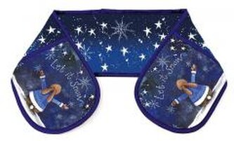 Rękawice kuchenne Pada śnieg Święta