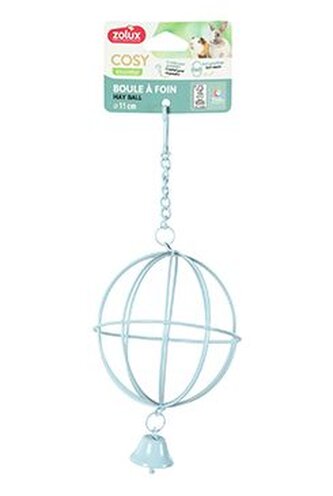 Jesličky na seno COSY kov koule modrá Zolux