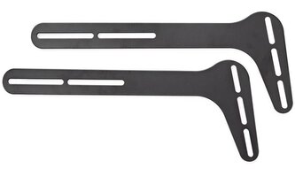 NEDIS univerzální držák pro repro / na soundbar/ nosnost 15 kg/ černý