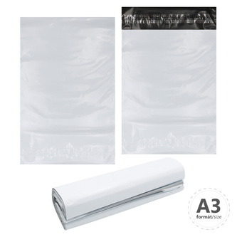 Plastová poštovní obálka A3 (60 µm) balení 100 ks