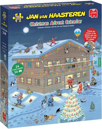 JUMBO Puzzle JvH Adventní kalendář 24x54 dílků