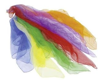 Šatky na žonglovanie, 6 ks