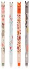 Długopis wymazywalny Uszaki Floral Art (12szt)