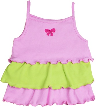 Nicol Košilka na ramínko, tílko vel. 68 - PROUŽKY, růžová; 68 (3-6m)