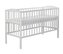 Dřevěná postýlka pro miminko, 120x60 - bílá