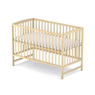 Postýlka pro miminko ANNA 120x60cm se spouštěcím bokem - přírodní; natural Postýlka pro miminko ANNA 120x60cm se spouštěcím bokem - přírodní; natural