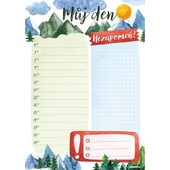 Baloušek Tisk - Denní plánovač - A5 - Hory