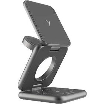 Nabíječka bezdrátová YENKEE YAC 01 MagFold 3v1