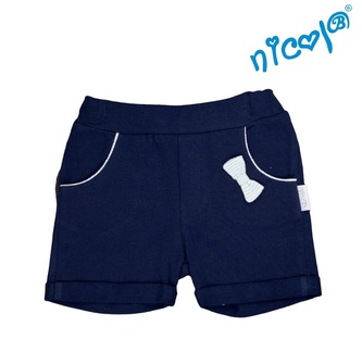 Dětské kraťasy Nicol, Mořská víla - černé, vel. 110; 110 (4-5r); černá; pro holky