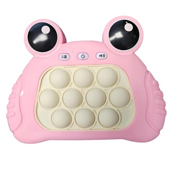 Leventi Fast push puzzle game - pop it hra -žába růžová