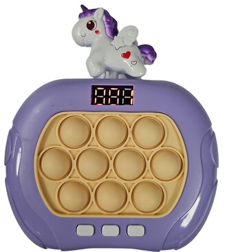 Leventi Whac a mole - push game – jednorožec fialová